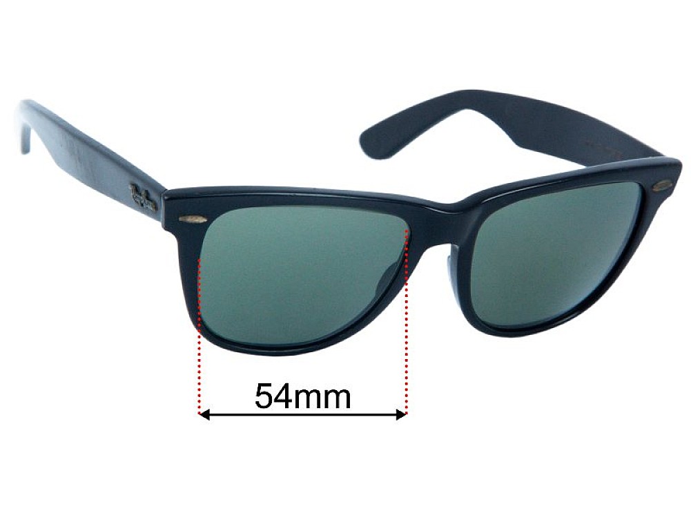 Ray-Ban B&L Wayfarer II USA 54mm Replacement Lenses